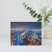 Vintage reisstad Riyad Saoedi-Arabië retro Briefkaart (Staand voorkant)