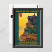 Vintage Reist France, Rocamadour - Briefkaart (Voorkant / Achterkant)