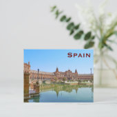 Vintage reistoerisme in Spanje Briefkaart (Staand voorkant)