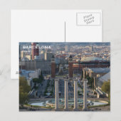 Vintage reistoerisme in Spanje: postauto Briefkaart (Voorkant / Achterkant)