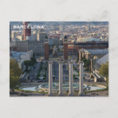 Vintage reistoerisme in Spanje: postauto Briefkaart (Voorkant)