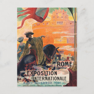 Vintage reisweg Rome Italië - Briefkaart