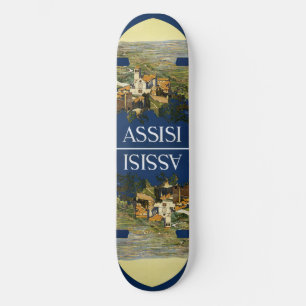 Vintage Reizen Assisi Italië skateboards