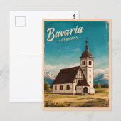 Vintage Reizen Beieren Duitsland Retro Schilderach Briefkaart (Voorkant / Achterkant)