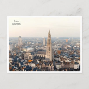 vintage reizen België Anvers Belgique retro Briefkaart