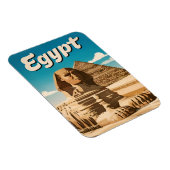 Vintage Reizen Caïro Egypte Pyramid Retro Graphic Magneet (Rechterzijde)