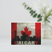 Vintage reizen Calgary Alberta Canada edmonton Briefkaart (Staand voorkant)
