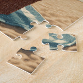 Vintage reizen Cape Cod Massachusetts Beach Retro Legpuzzel (Zijkant)