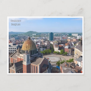 vintage reizen charleroi belgië Belgique RETRO Briefkaart