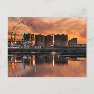 vintage reizen Chelyabinsk Rusland kunst Foto Briefkaart