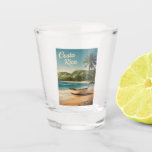 Vintage Reizen Costa Rica Aan Zee Retro Schilderac Shot Glas<br><div class="desc">Stap het tropische paradijs van Costa Rica binnen met dit fascinerende,  op retro reizen geïnspireerde borrelglas. Dit stuk is doordrenkt met nostalgie en  charme en toont de schilderachtig schoonheid van de iconische stranden van Costa Rica in een retro-esthetiek die doet denken aan klassieke reisposters van weleer.</div>