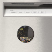 Vintage-reizen, cruiseschepen en Antiek auto's Magneet (Insitu (Vaatwasser))