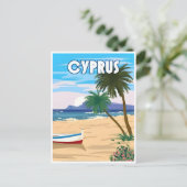 vintage reizen CYPRUS KYRENIA Chypre Briefkaart (Staand voorkant)