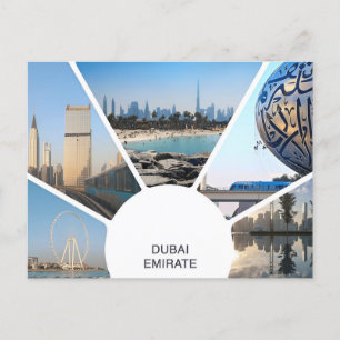 vintage reizen Dubai Verenigde Arabische Emiraten Briefkaart