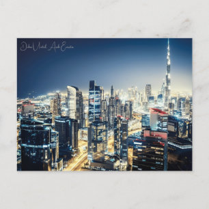 vintage reizen Dubai Verenigde Arabische Emiraten  Briefkaart