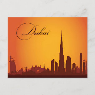 vintage reizen Dubai Verenigde Arabische Emiraten Briefkaart