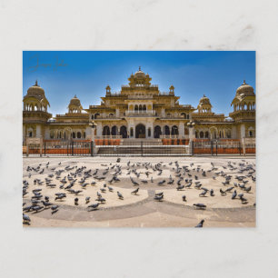 Vintage reizen Jaipur India Kleurrijke Rajasthan Briefkaart