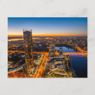 Vintage reizen Jekaterinburg Rusland vakantie Briefkaart