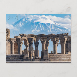 Vintage reizen Jerevan Armenië Ararat City Briefkaart
