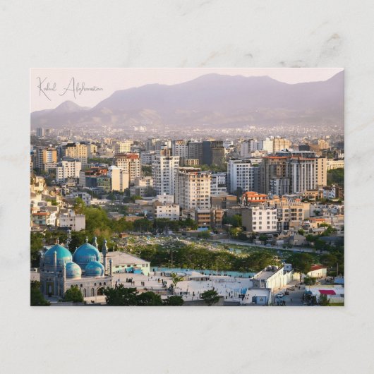 Vintage reizen Kabul Afghanistan retro Vakantie Briefkaart (Voorkant)