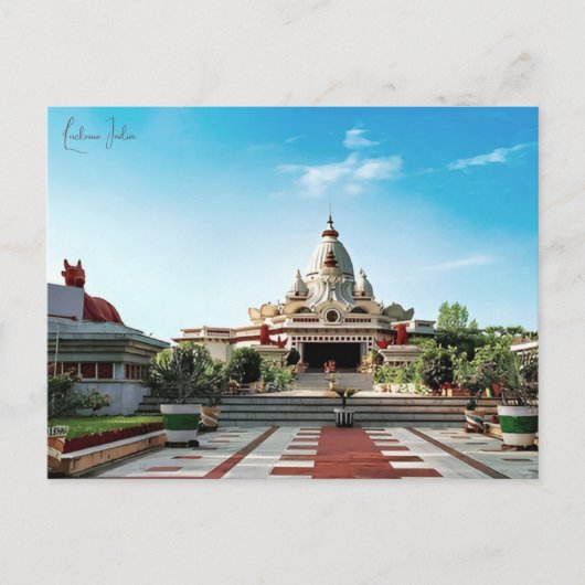 Vintage reizen Lucknow India Vakantie retro Briefkaart (Voorkant)