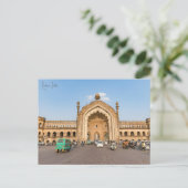 Vintage reizen Lucknow India Vakantie retro Briefkaart (Staand voorkant)