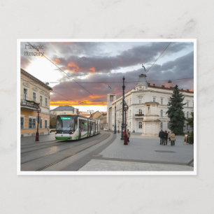 vintage reizen miskolc Retro Hongarije Hongrie Briefkaart