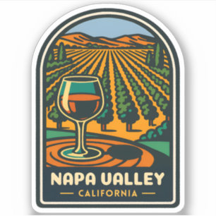 Vintage Reizen Napa Valley California Winery Retro Sticker