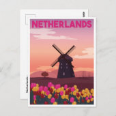Vintage reizen Nederland Holland retro Briefkaart (Voorkant / Achterkant)