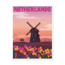 Vintage reizen Nederland Holland retro