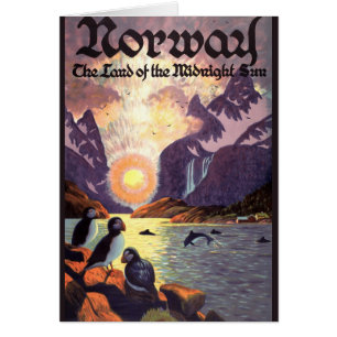 Vintage Reizen, Noorwegen Fjord Land van de Midder