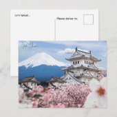 Vintage reizen Osaka Japan azië stad Geisha Briefkaart (Voorkant / Achterkant)