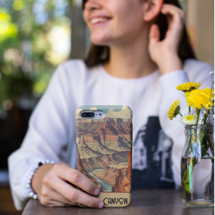 Vintage Reizen Poster Grand Canyon Colorado River Case-Mate iPhone Case