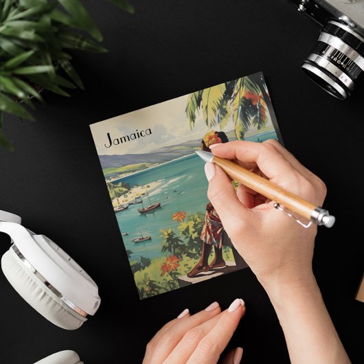 Vintage Reizen Poster Jamaicaanse vrouw