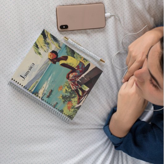 Vintage Reizen Poster Jamaicaanse vrouw Planner