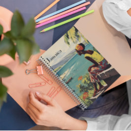 Vintage Reizen Poster Jamaicaanse vrouw Planner
