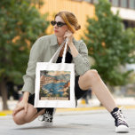 Vintage Reizen Poster met uitzicht op Monaco haven Tote Bag<br><div class="desc">vintage poster met uitzicht op de haven van Monaco,  Monte Carlo. Een plaats gelegen aan de Franse Rivièra,  speeltuin van de rijke en beroemde</div>