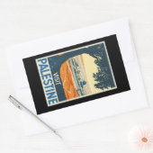Vintage-reizen-Poster-Palestina Rechthoekige Sticker (Envelop)