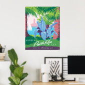 Vintage Reizen Poster Promoting Puerto Rico 2 (Thuiskantoor)