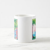 Vintage Reizen Poster Promoting Puerto Rico 2 Koffiemok (Center)