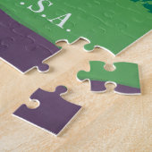 Vintage Reizen Poster Promoting Puerto Rico 2 Legpuzzel (Zijkant)