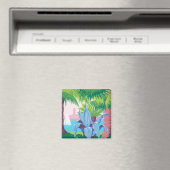 Vintage Reizen Poster Promoting Puerto Rico 2 Magneet (Insitu (Vaatwasser))