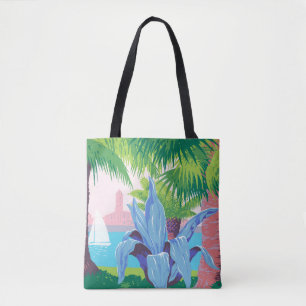 Vintage Reizen Poster Promoting Puerto Rico 2 Tote Bag