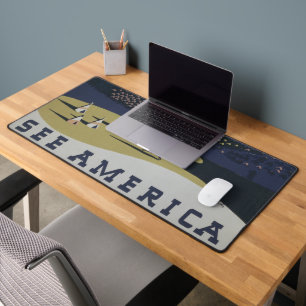 Vintage Reizen Poster Promoting Reizen naar Montan Bureaumat