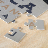 Vintage Reizen Poster Promoting Reizen naar Montan Legpuzzel (Zijkant)