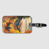 Vintage Reizen Poster Rocky Mountains Bagagelabel (Voorkant (horizontaal))