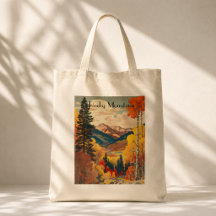 Vintage Reizen Poster Rocky Mountains