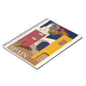 Vintage - Reizen - Poster - Spanje Notitieboek (Linkerzijde)