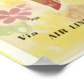 Vintage-Reizen-Poster-Spanje Poster (Hoek)