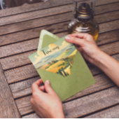 Vintage Reizen Poster Toscane platteland